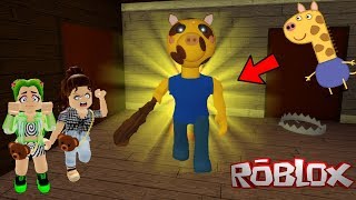 🦒NOS CONVERTIMOS EN GERALD LA JIRAFA EN PIGGY🐷ROBLOX ESCAPA DE LA CERDA🐷 [upl. by Aneris]