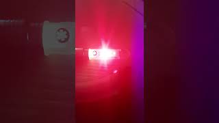 Police lights on a flashlight [upl. by Markowitz]