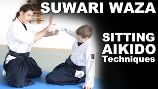 How to do Suwari Waza Techniques Sitting Aikido [upl. by Mungam]