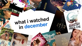 what i watched in december [upl. by Shelli]