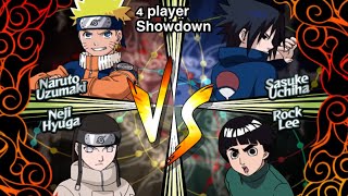 Naruto clash of ninja Revolution 2 4 player showdowns 6 [upl. by Gilbertson637]