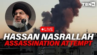 LIVE REPORT Assassination Attempt Of Hezbollah Chief Hassan Nasrallah In Beirut  TBN Israel [upl. by Dunning]