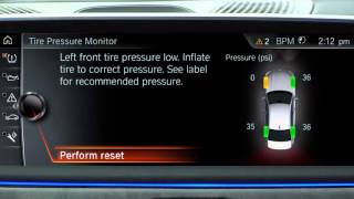 Reset Your Tire Pressure Monitor TPMS  BMW HowTo  BMW USA [upl. by Eiresed]