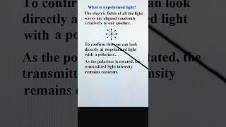 What is Unpolarized Light [upl. by Anirtap]