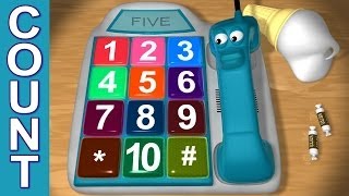 Learn to Count The Counting Phone Teaches Numbers 110 [upl. by Asereht]