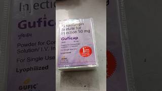 Guficap 50 mg injectionCaspofungin Acetate for injection 50 mg [upl. by Itsym756]