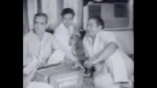 Mohd Rafi  Live Video of Studio Recording [upl. by Gweneth]