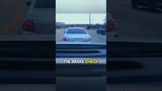 Brake Check Backfires On Road Raging Driver [upl. by Blondie472]