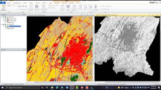 How to detect a Land use Land cover change using ERDAS IMAGINE Matrix Union tool l ERDAS Tut Part II [upl. by Rheta]