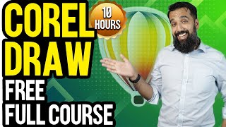 COREL DRAW Free Full Course  UrduHindi [upl. by Bobseine796]