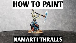 How to paint Idoneth Deepkin Namarti Thralls [upl. by Kramlich]