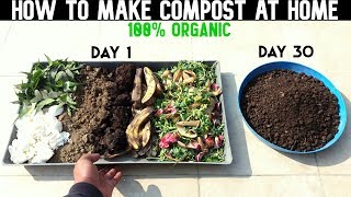 How To Make Compost At Home WITH FULL UPDATES [upl. by Dnomhcir]