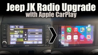 Replacing the factory radio with Kenwood DMX4707S in a Jeep JK Wrangler [upl. by Allison]