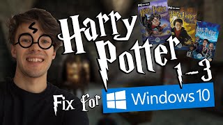 How To Get Harry Potter Games 13 Working on Windows 10  Extra Graphical Improvements and Fixes [upl. by Munster50]