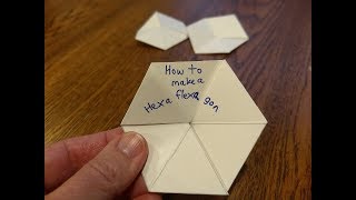 How to make a Hexaflexagon [upl. by Niahs19]