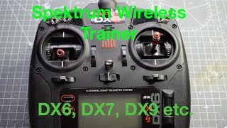 Spektrum DX6 Wireless Trainer Tutorial [upl. by Nauqad]