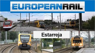 Comboios de Portugal Trains  Estação de Estarreja  Linha do Norte [upl. by Cullie]