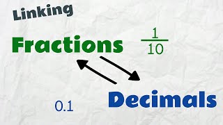 Linking Fractions and Decimals  Maths  EasyTeaching [upl. by El853]