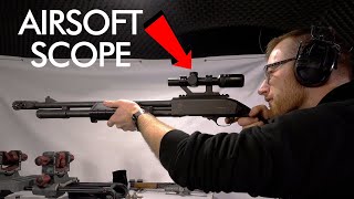 Airsoft Scopes On Real Guns  Can They Survive [upl. by Urial]