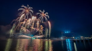 Abschlussfeuerwerk zur Kieler Woche 2024  Sternenzauber über Kiel [upl. by Llenrub]