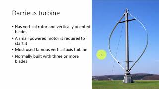 Types of wind turbines  HAWT  VAWT  Savonius turbine  Giromill turbine  Darrieus turbine [upl. by Derward]