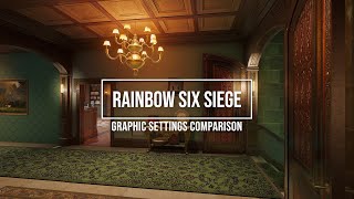 Rainbow Six Siege Graphic Settings Comparison [upl. by Bois85]