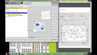 Heidenhain  TNC  Erstellung eines NC Programmes mit DIN ISO Programmierung [upl. by Bogie570]