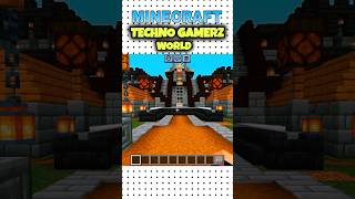 TECHNO GAMERZ CASTLE ON MINECRAFT😱shortsminecraft [upl. by Beberg]