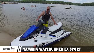 Yamaha Waverunner EX Sport First Look Video [upl. by Shama]