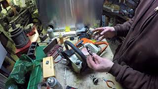 Stihl MS290 Chainsaw Repair Part 2 [upl. by Allegra42]