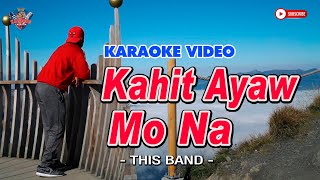 Kahit Ayaw Mo Na  This Band  KARAOKE CREATOR STUDIO cover lyrics karaoke coversong shorts [upl. by Irrehs]