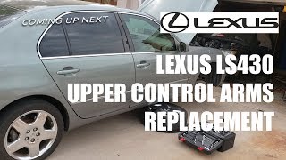 Lexus Remove Shocks and Upper Control Arm Replacement Lexus LS430 [upl. by Aivek378]