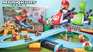 マリオカート 超高速サーキットレースでバトル！回転する楽しいギミック搭載 おもちゃ MARIOKART GAME [upl. by Iva]