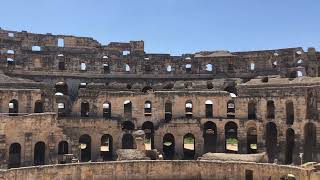 Amphitheater of El Jem Tunisia [upl. by Nifares]