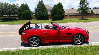 2007 Mercedes SLK 350 Six Speed Manual  Top Operation [upl. by Matuag]