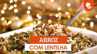 Arroz com lentilha — Receitas TudoGostoso [upl. by Anjela]