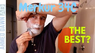 Merkur 34C HD DoubleEdge Safety Razor Unboxing amp Review  Best Beginners Safety Razor [upl. by Oelc]