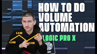 How To Do Volume Automation in Logic Pro X [upl. by Litsyrk]