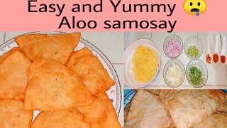 Aloo Samosa recipe Easy and Yummy How to make Easy samosa [upl. by Yregerg357]