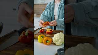 Bell Pepper Chopping Hack [upl. by Cicily951]