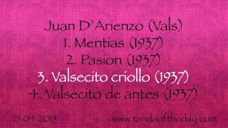 15042015  Tanda Of The Day  Juan DArienzo Vals [upl. by Ahseetal]