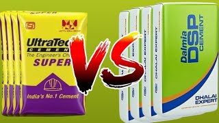 Ultratech Super Cement VS Dalmia DSP Cement  Ultratech Super Cement  Dalmia DSP VS Ultratech Super [upl. by Cirded75]