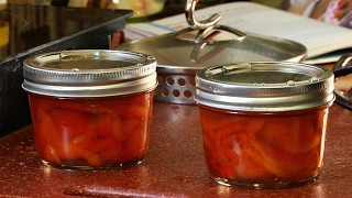 How to Can Marinated Red Peppers [upl. by Nynnahs658]