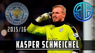 KASPER SCHMEICHEL  BEST SAVES 201516  LEICESTER [upl. by Lim]