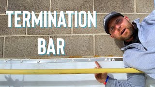 What Is A Termination Bar on a Flat Roof [upl. by Eidnam857]