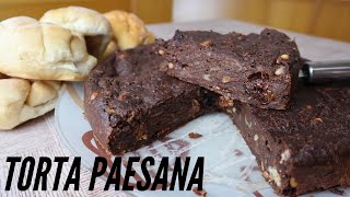 TORTA PAESANA  ASMR   torta di pane  ricetta facile  torta al cacao [upl. by Ceil]