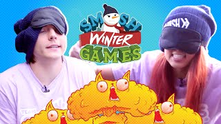 EXPLODING KITTENS MOUSETRAP GAUNTLET Smosh Winter Games [upl. by Ylas905]