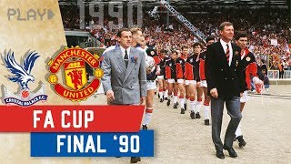 Crystal Palace v Manchester United  1990 FA Cup Final [upl. by Ilarrold546]