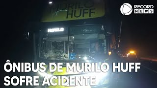 Ônibus da equipe de Murilo Huff sofre acidente em Tocantins [upl. by Lejeune]