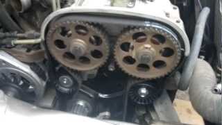 Daewoo Nexia 15 16v DOHC A15MF Timing Belt and water pump Daewoo Cielo Daewoo Heaven [upl. by Hammock97]